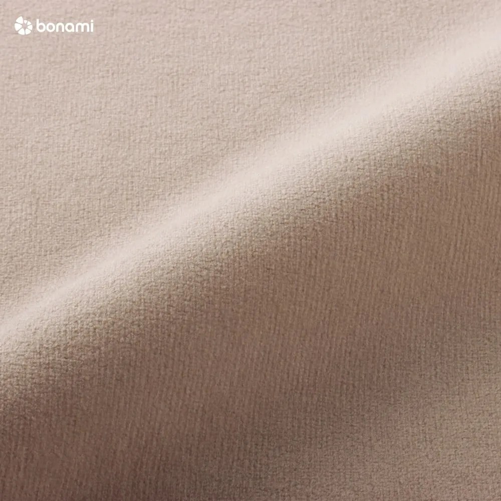 Beżowa aksamitna rozkładana sofa Miuform Tender Eddie
