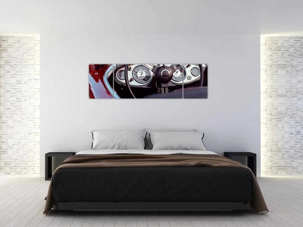 Obraz - Szczegół samochodu (170x50 cm)