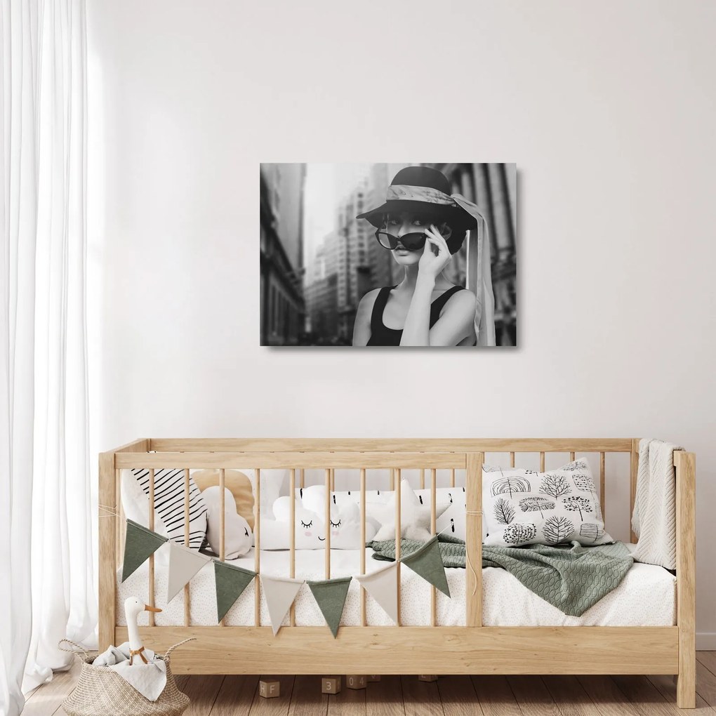 Obraz na szkle kobiety (70x50 cm)