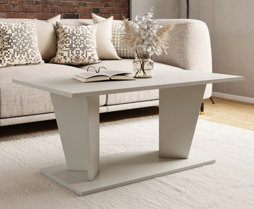 Nowoczesna ława pokojowa Viola II, kaszmir