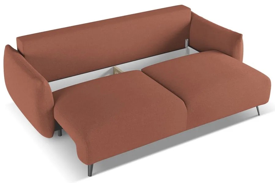 Różowa sofa 230 cm Malie – Makamii