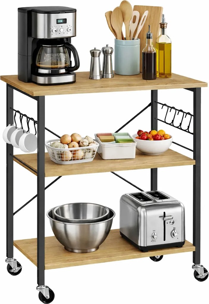 Mobilna szafka kuchenna dąb artisan Z8-M48