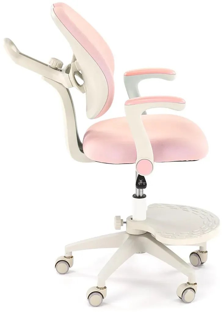 Dziewczęcy różowy obrotowy fotel siedziska z regulacją A0-S88
