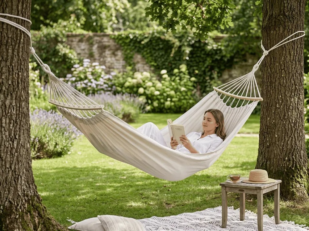 Hamak ZENVIO COMFORT 200x80 cm, biały + torba gratis