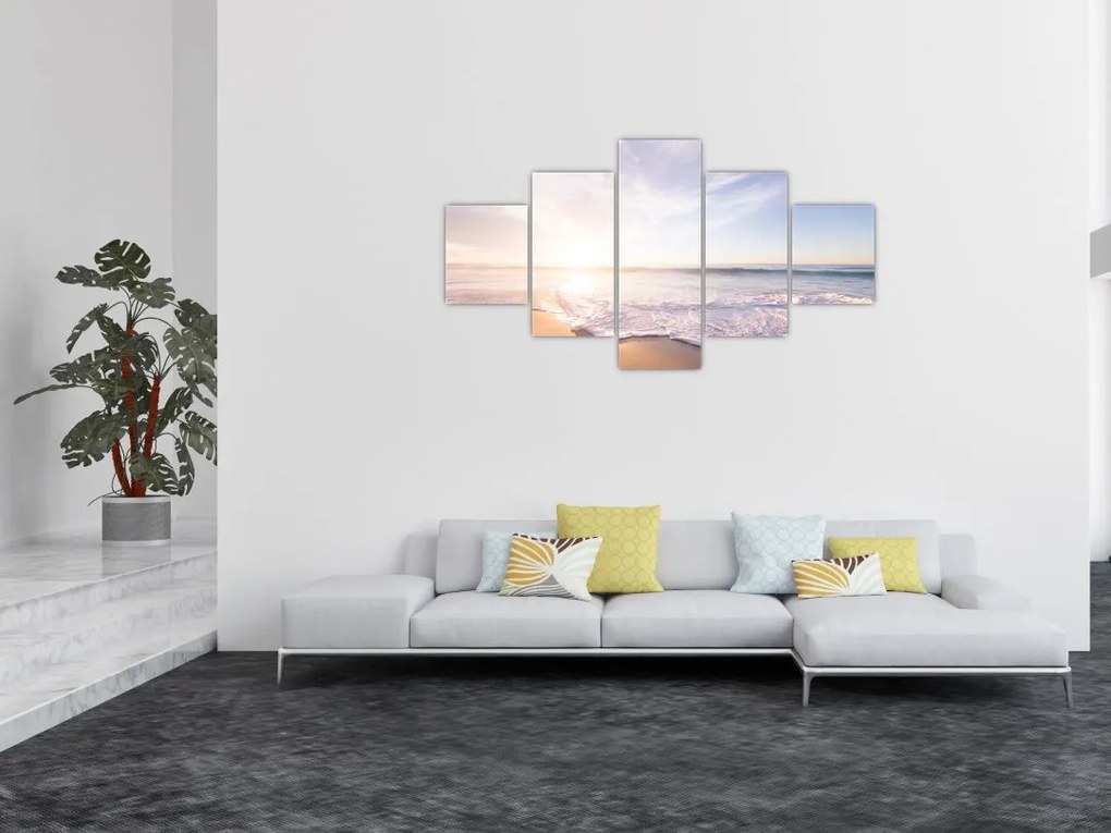Obraz piaszczystej plaży (125x70 cm)