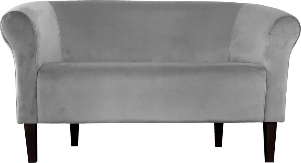 Sofa Milo tkanina Welur : Kolor nogi - Venge, Kolor tkaniny - VELVET - MG17, Typ tkaniny - Velvet, Wysokość nogi - 20 cm