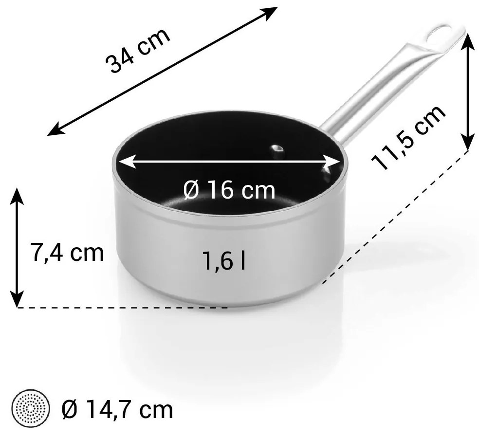 Tescoma Rondel GrandCHEF+ średnica 16 cm, 1,3 l