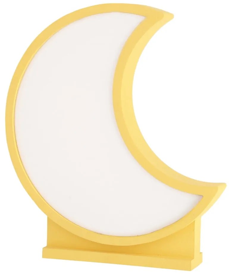 Żółta lampka dziecięca Moon – Candellux Lighting