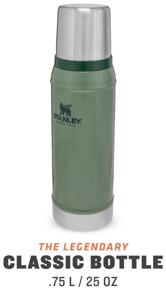 Zielony termos z kubkiem 750 ml – Stanley