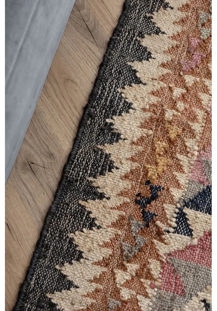 Szary dywan z juty tkany ręcznie 80x150 cm Roya Parsa – Elle Decoration