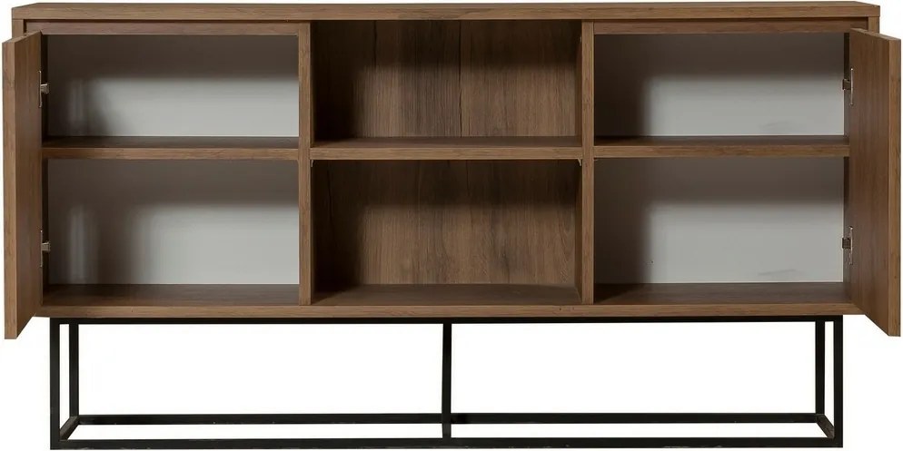 Szafka Tela Walnut and Black