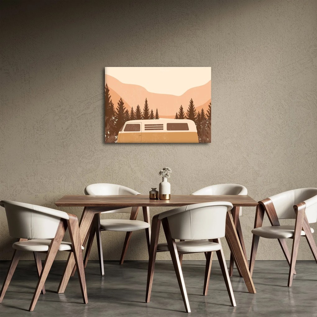 Obraz - Vintage van N⁰2 (70x50 cm)