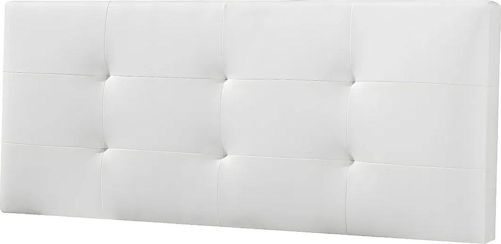 Kolumna Głowica łóżka Carla 150x60 cm Biały, wyściełana pianką