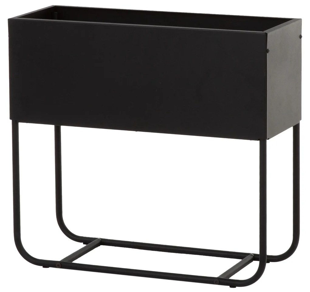 Kwietnik 60 x 23x 55 cm czarny PATIO