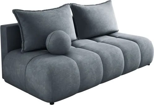Sofa COCO z funkcja spania i pojemnikiem SZARY DOMOHOME