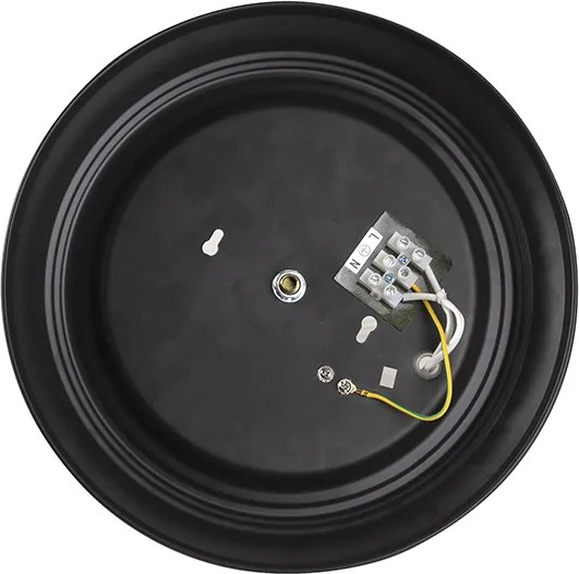 Klasyczna lampa sufitowa brązowa opal - Classico