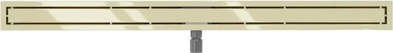 Mexen Flat M13 odpływ liniowy 2w1 110 cm, złoty - 1510110