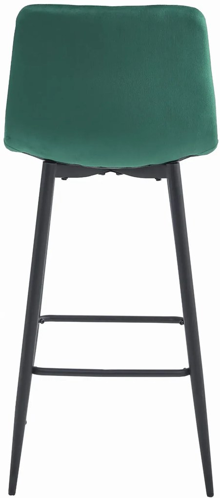 Ciemnozielony hoker welurowy nowoczesny M4-Z01