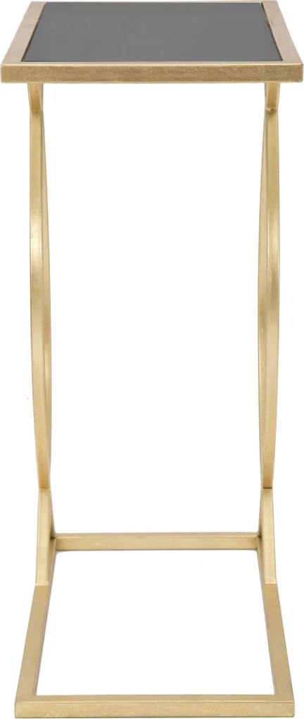 Stolik pomocniczy w stylu glamour, wys. 60 cm