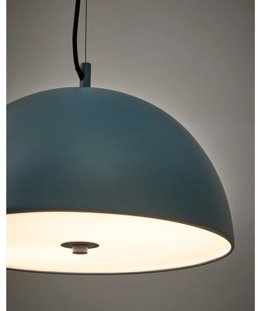 Niebieska lampa wisząca z metalowym kloszem ø 39,5 cm Catlar – Kave Home