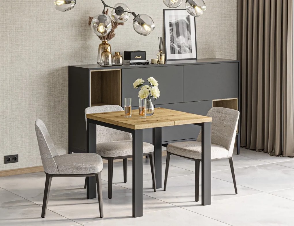 Stół Garant 170 Endo z blatem 80x80 rozkładany do 170 cm