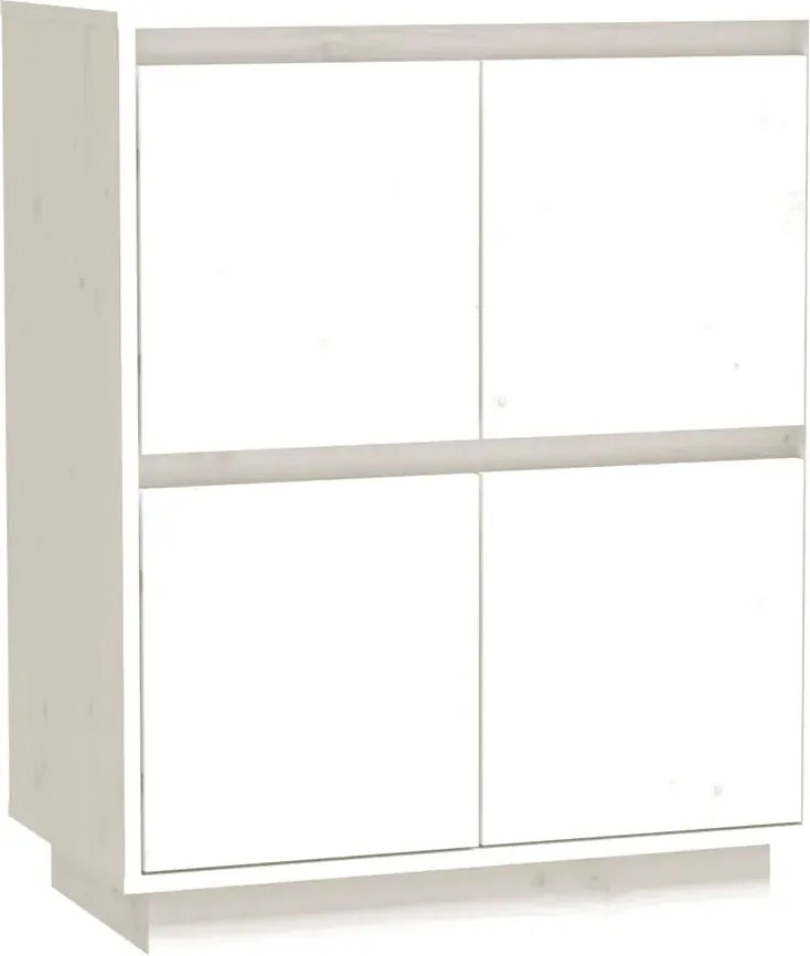 Biała sosnowa szafka skandynawska P9-L40