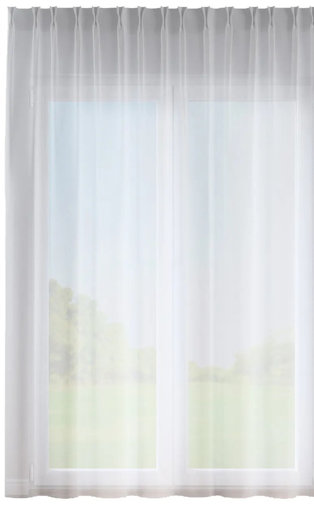 Firana na haczykach flex podwójnych