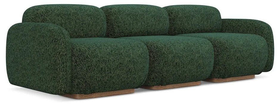 Ciemnozielona sofa modułowa 270 cm Ailani – Makamii