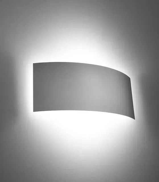 Biały minimalistyczny kinkiet H1-B60