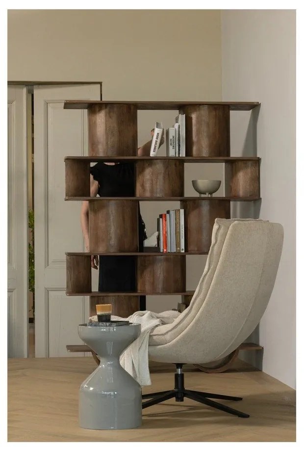 Metalowy okrągły stolik ø 30 cm Floyd – WOOOD