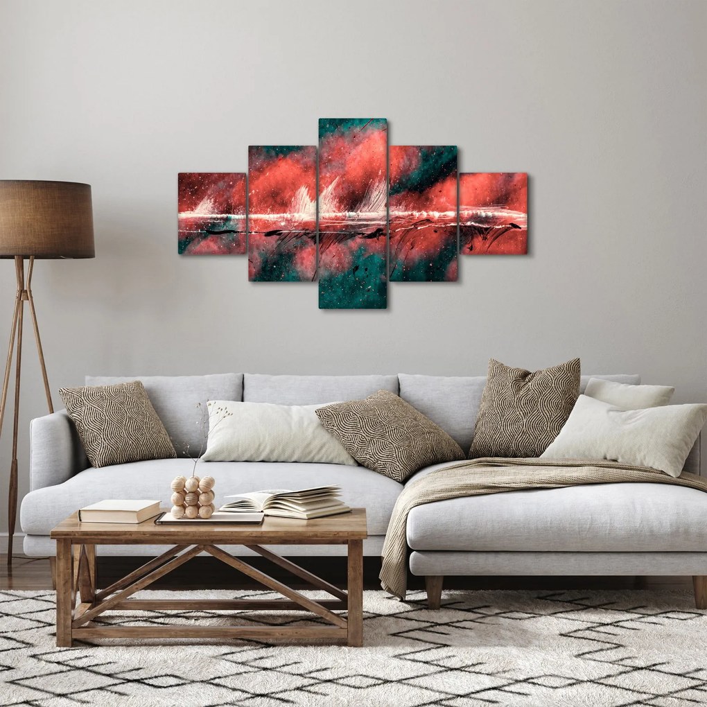 Obraz - Wybuch nafty (125x70 cm)