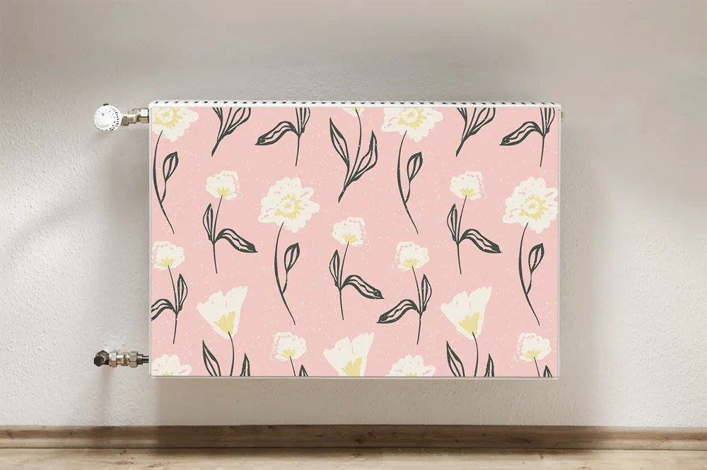 Maskownica na kaloryfer Delikatne kwiaty