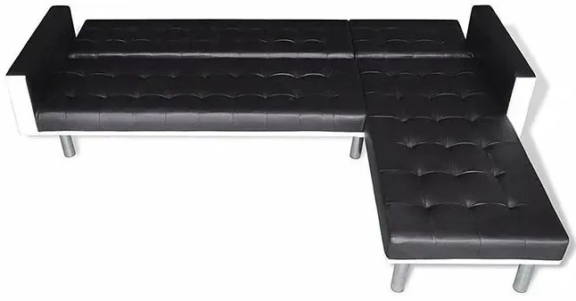 Rozkładany czarny narożnik - Iwez 5Q