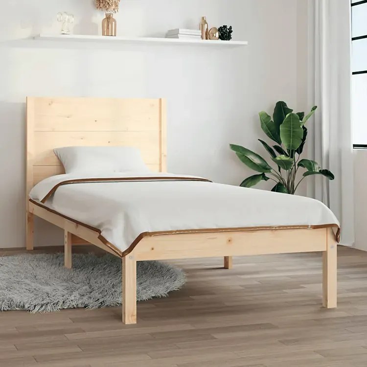 Pojedyncze łóżko z naturalnej sosny 90x200 - Sangriv 3X
