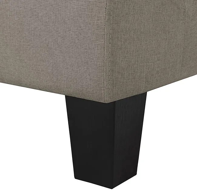 2-osobowa sofa taupe z podłokietnikami W3-F85