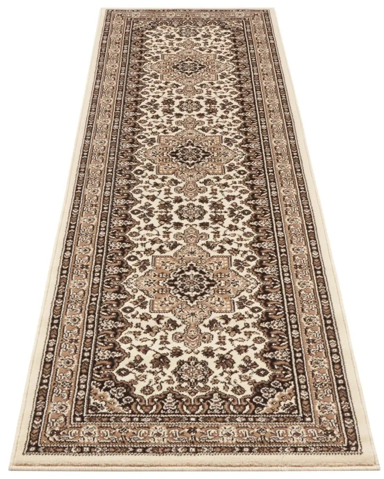 Beżowy chodnik Nouristan Parun Tabriz, 80x250 cm