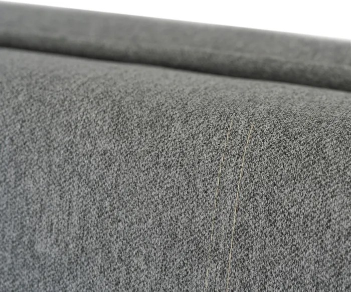 Fotel do Spania MILAN 2 Amerykanka Rozkładany Dwuosobowy Szary Nowoczesny