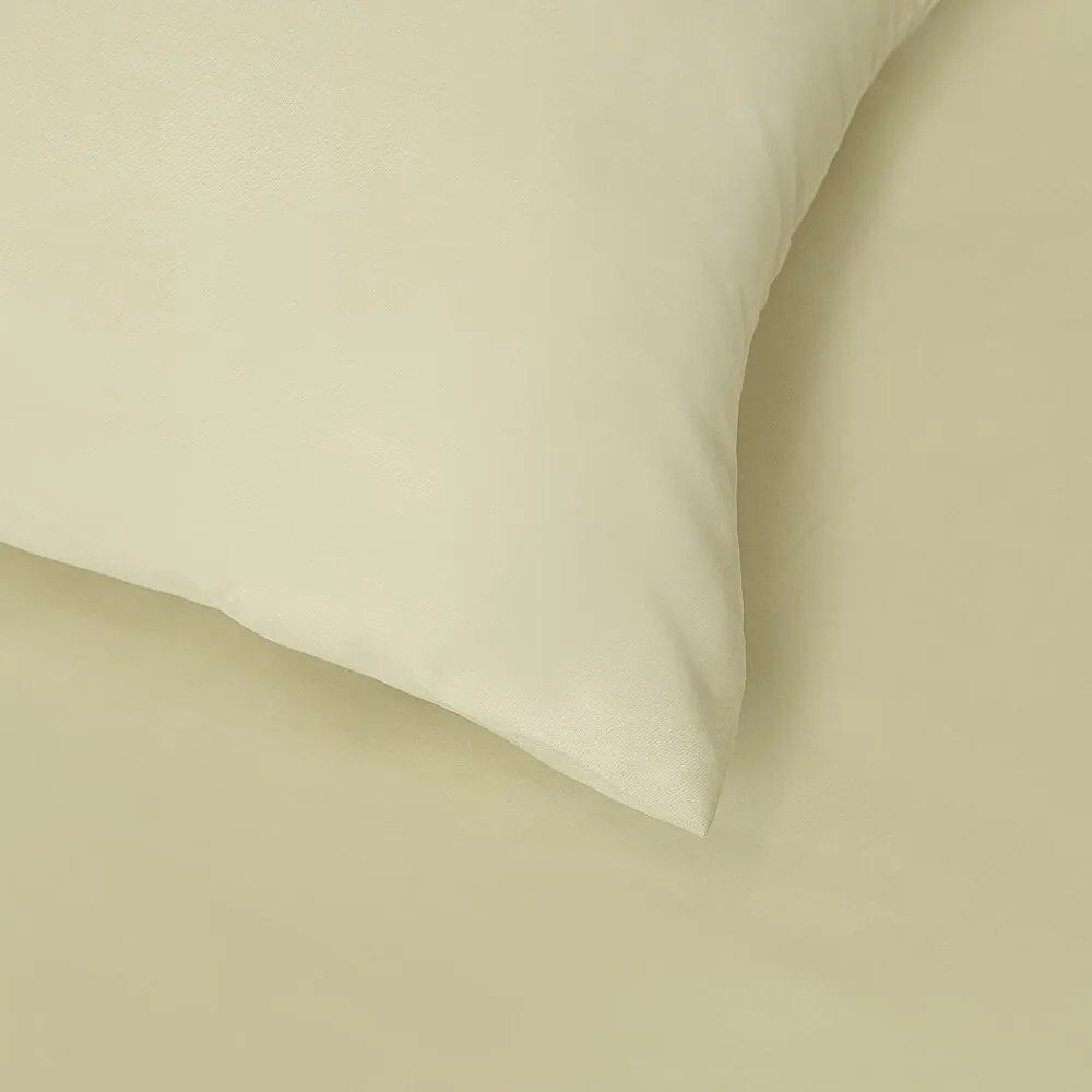 Pościel satynowa Luxury Collection śmietanowy, 140 x 200 cm, 70 x 90 cm, 140 x 200 cm, 70 x 90 cm