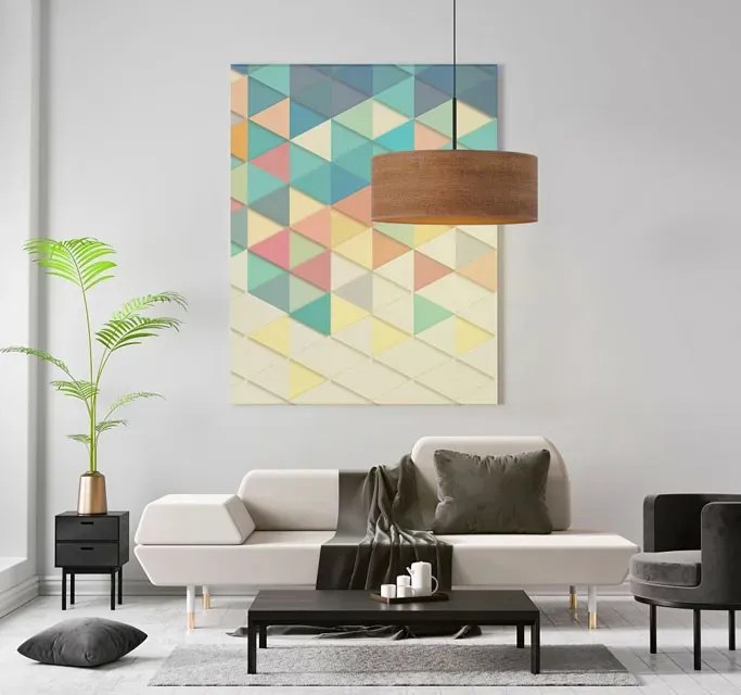 Nowoczesny żyrandol w stylu eko 40 cm - P2-W41