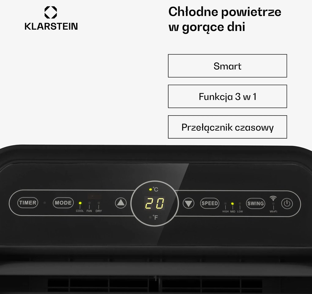 Klarstein Metrobreeze New York Smart klimatyzator przenośny