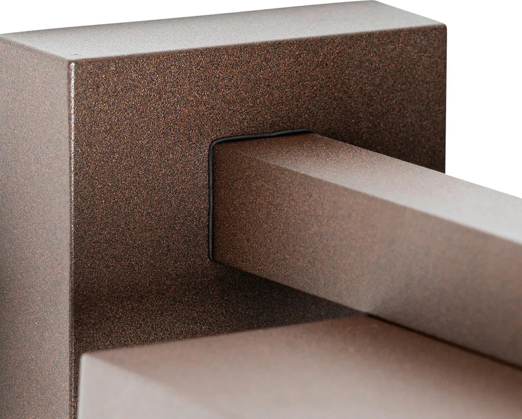 Inteligentny kinkiet zewnętrzny rdzawobrązowy IP44 z WiFi ST64 - Charlois