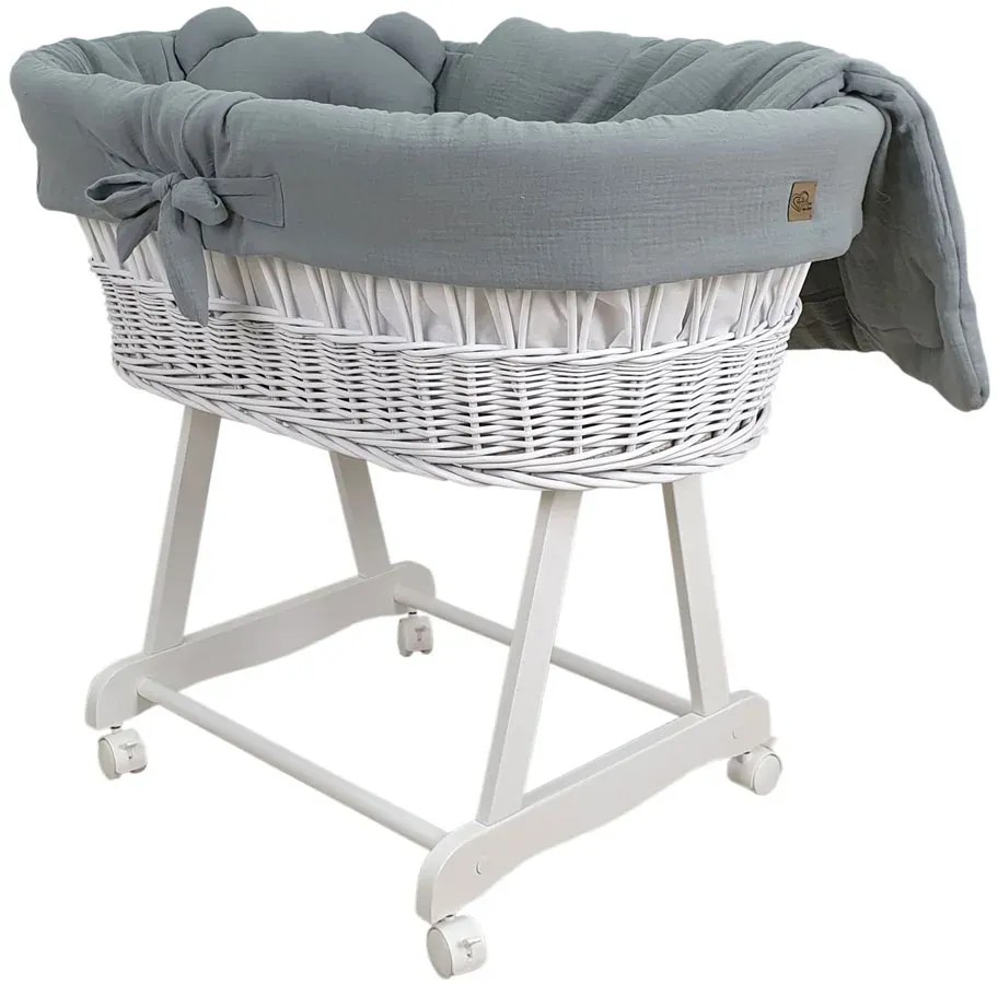 Zielony zestaw kosz na stelażu B5-G60