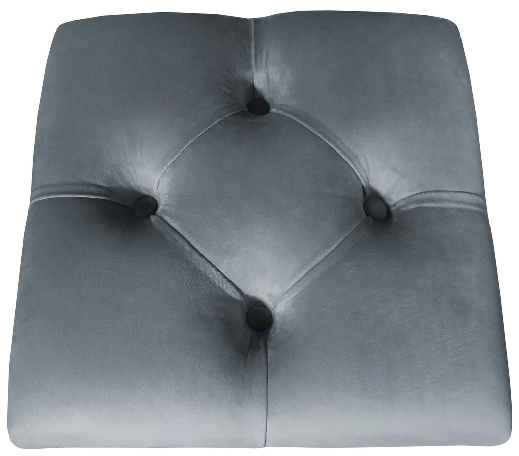 Pufa CHESTERFIELD LOFT ławka podnóżek metal BL14
