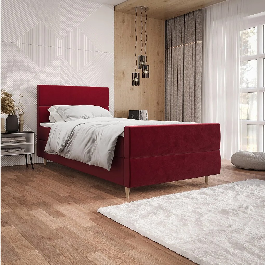Łóżko kontynentalne FLO Plus 90x200 Itaka 34
