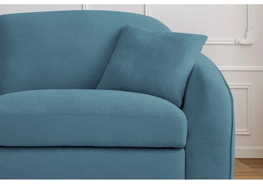 Niebieska rozkładana sofa 235 cm Cezanne – Bobochic Paris