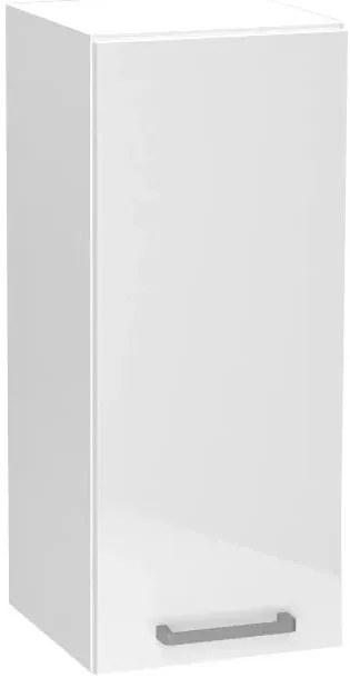 Biała górna szafka kuchenna 30 cm połysk F9-R93