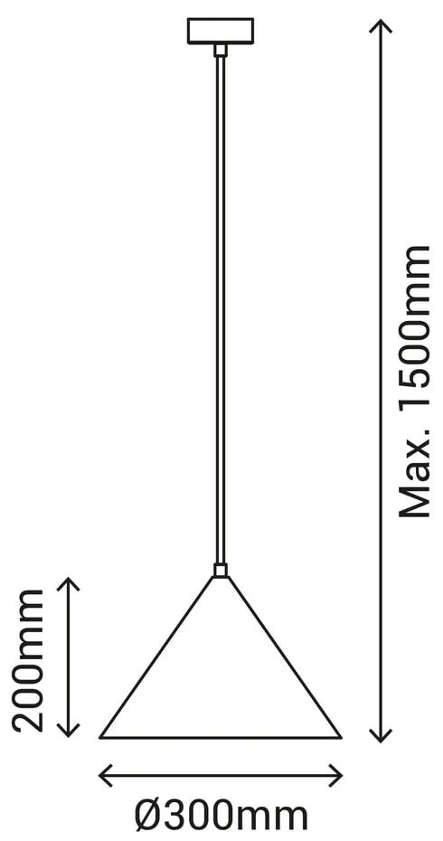 Zielona lampa wisząca SULION Vilma, wys. 150 cm