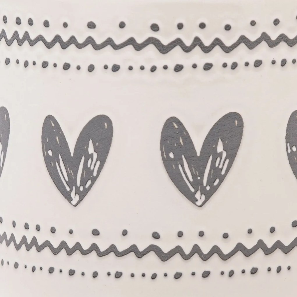 Ceramiczny kubek Serca I, 450 ml