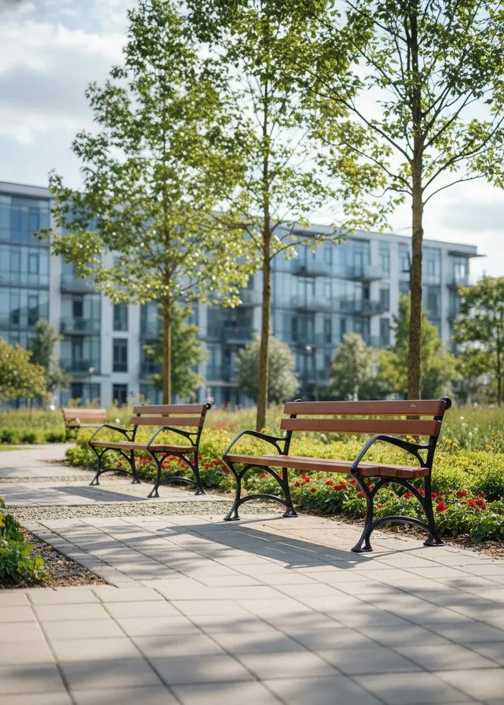 Aluminiowa ławka ogrodowa 150cm 7 kolorów B4-T30