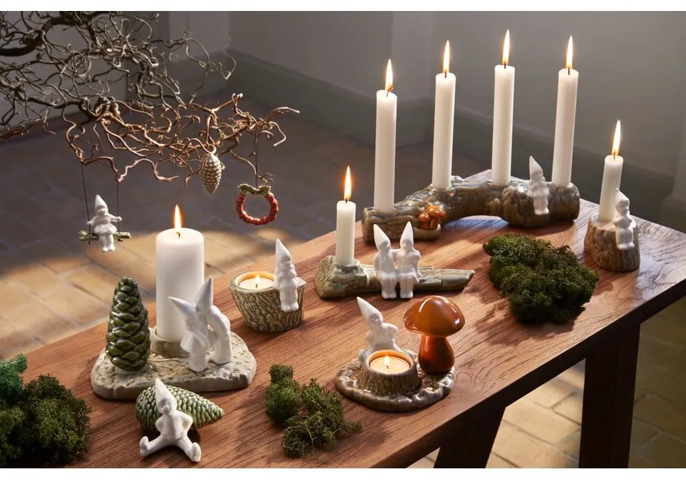 Porcelanowa ozdoba świąteczna Pine Cone – Kähler Design